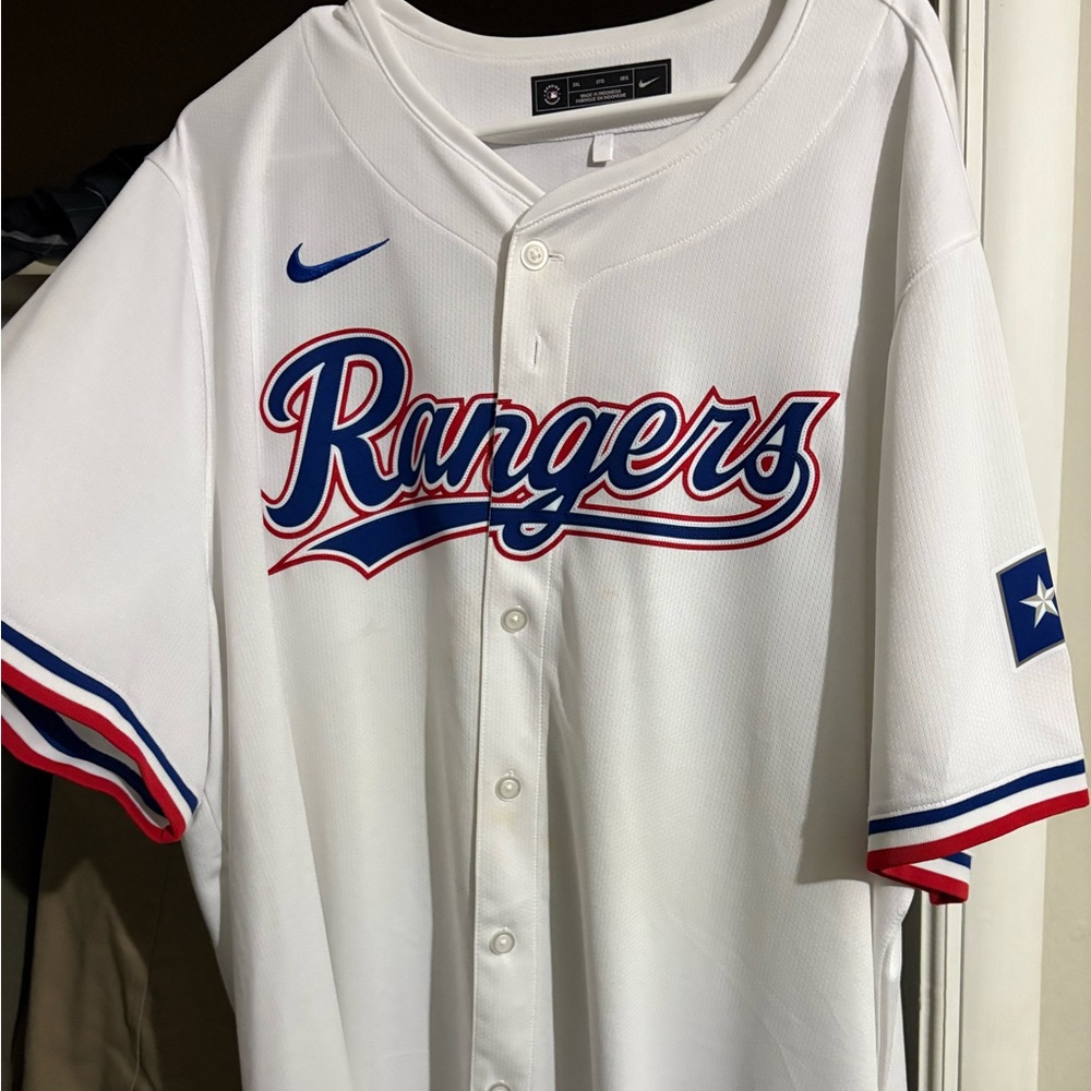 Nike White Baseball Jersey